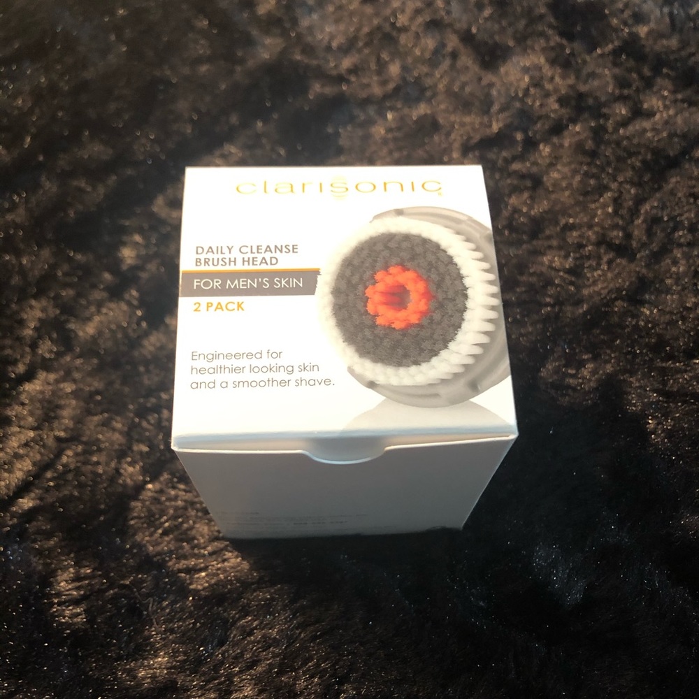 NIB Clarisonic Mens Brush Head - 2 pack